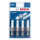 Bosch Double Platinum Spark Plug - Y5KPP332 (Pack of 4)