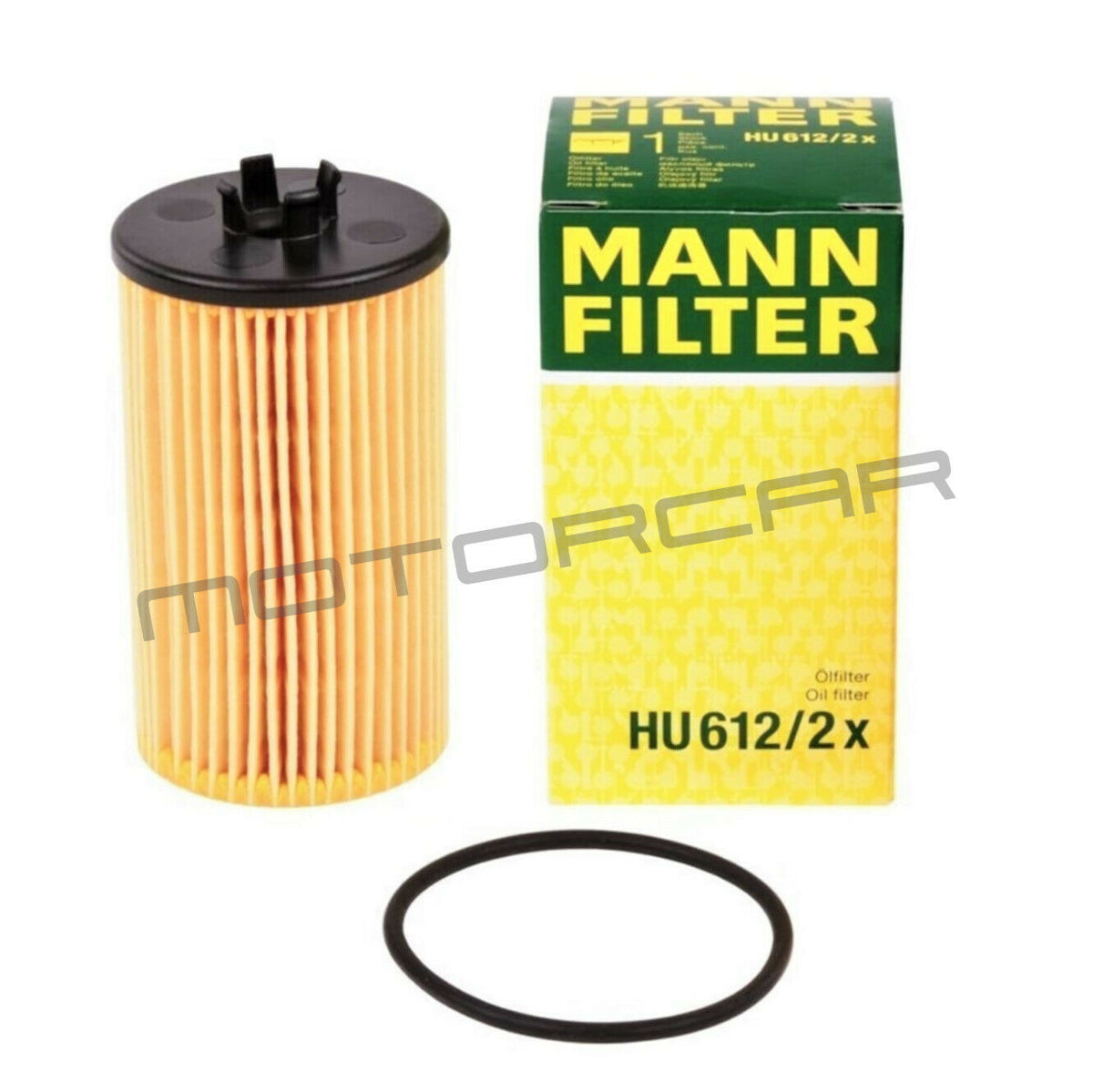 MANN HU612/2x Ölfilter + Schraube für ALFA ROMEO CHEVROLET FIAT OPEL SAAB  SUZUKI 