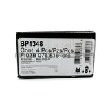 Bosch QuietCast Rear Semi-Metallic Brake Pads - BP1348