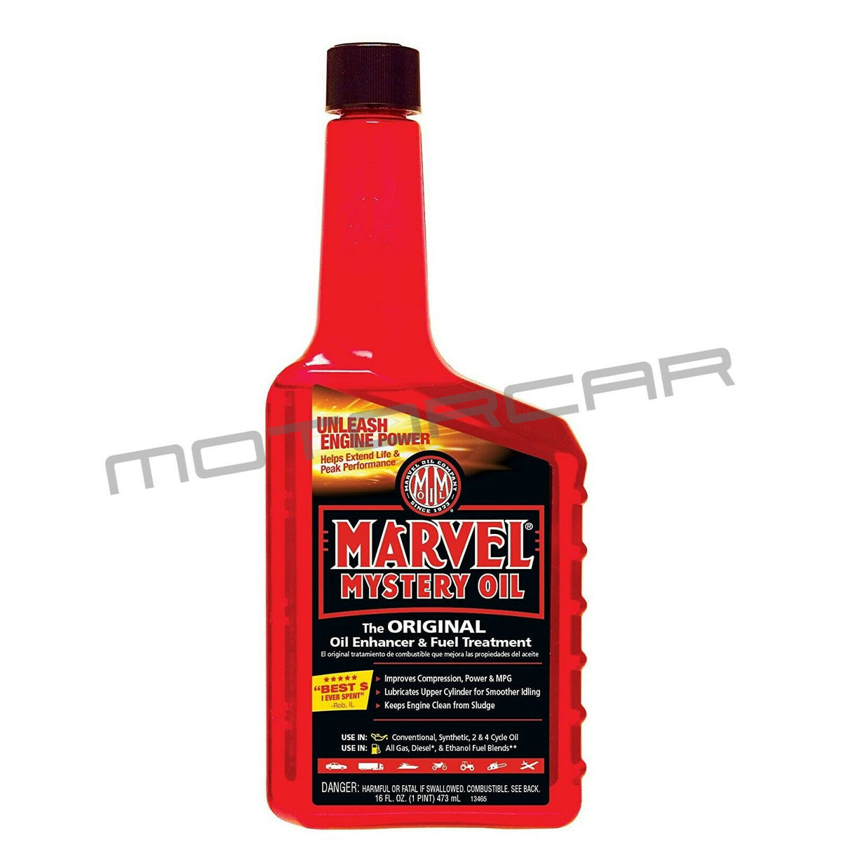 Marvel Mystery Oil 16oz Oil Enhancer & Fuel Treatment MM12R from Marvel -  Acme Tools