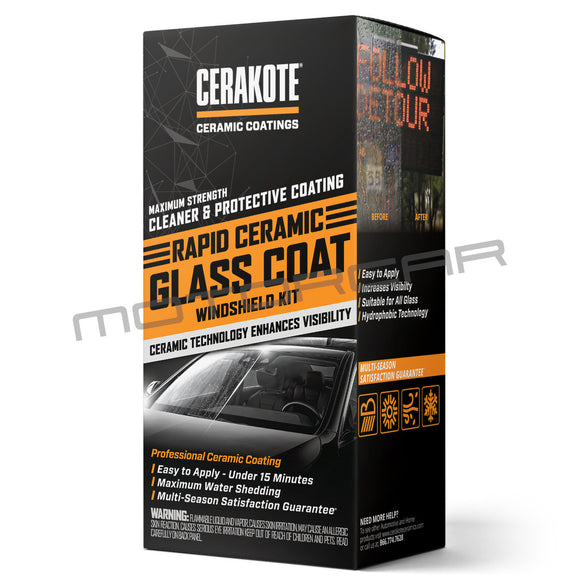 Cerakote Rapid Ceramic Glass Coat Windshield Kit
