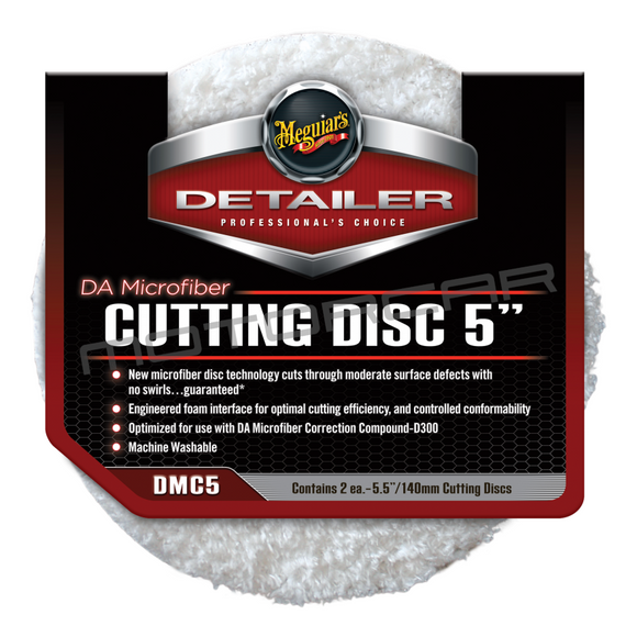 Meguiar's DA Microfibre Cutting Disc - DMC5 (Pack of 2)