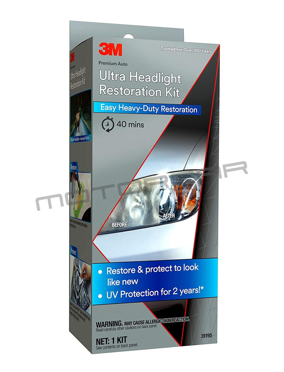3M Ultra Headlight Restoration Kit HeavyDuty 39195