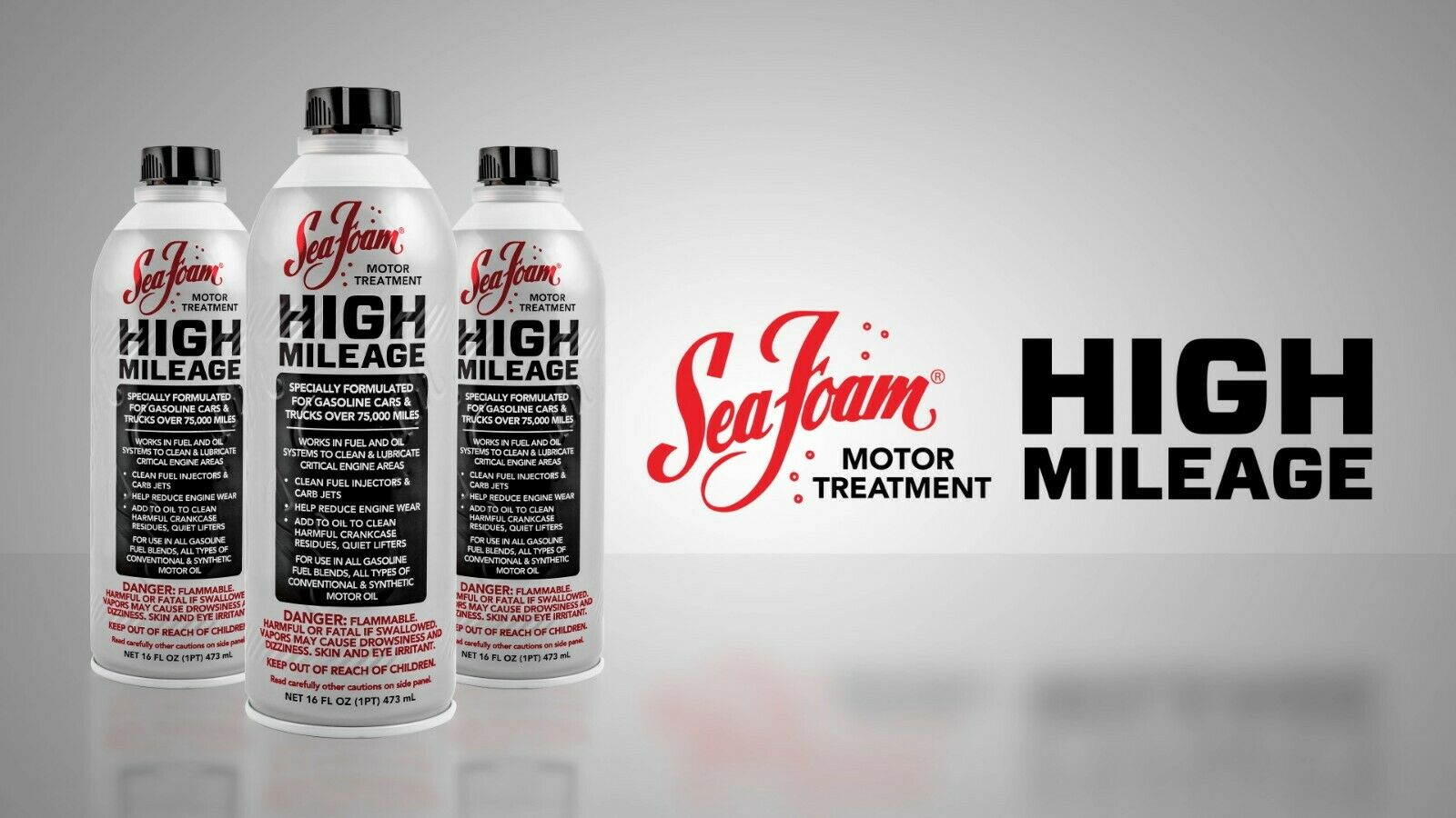 Sea Foam High Mileage 16 oz Motor Treatment
