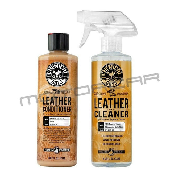 Chemical Guys Leather Cleaner and Conditioner Kit - 946 mL
