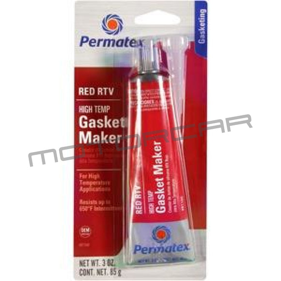 Permatex High-Temp Red Rtv Silicone Gasket Maker - 81160 Adhesives & Sealants