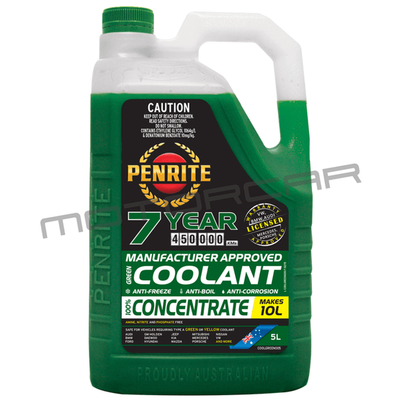Penrite 7Yr Green Coolant Concentrate - 5Ltr