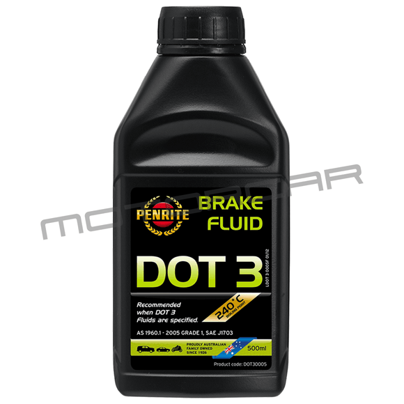 Penrite Dot 3 Brake Fluid - 500Ml