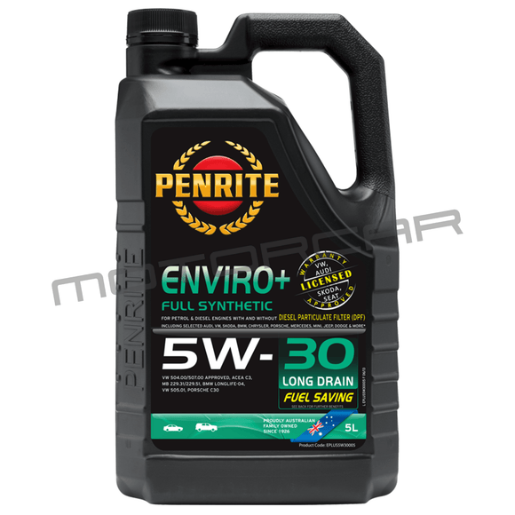 Penrite Enviro Plus 5W30 - 5 Litre Engine Oil