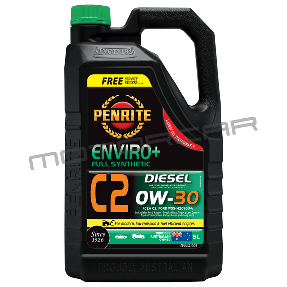 Penrite Enviro Plus C2 0W30 - 5 Litre Engine Oil