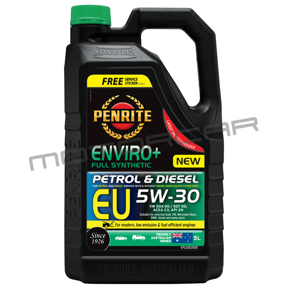 Penrite Enviro Plus Eu 5W30 - 5 Litre Engine Oil