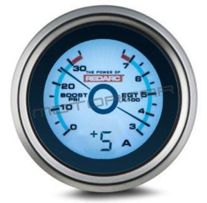 Redarc Gauge Boost + Egt - G52-Bea Gauges & Accessories