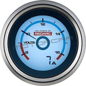 Redarc 6-16 Volt Gauge 52Mm Diameter - G52-Va Gauges & Accessories