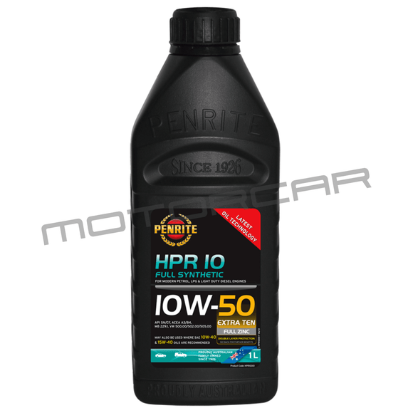 Penrite Hpr10 10W50 - 1 Litre Engine Oil
