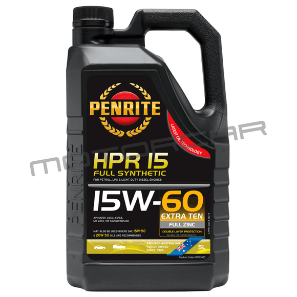 Penrite Hpr15 15W60 - 5 Litre Engine Oil
