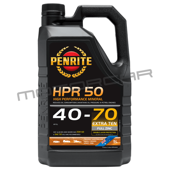 Penrite Hpr50 40-70 - 5 Litre Engine Oil