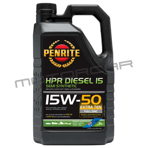 Penrite Hpr Diesel 15 - 5 Litre Engine Oil