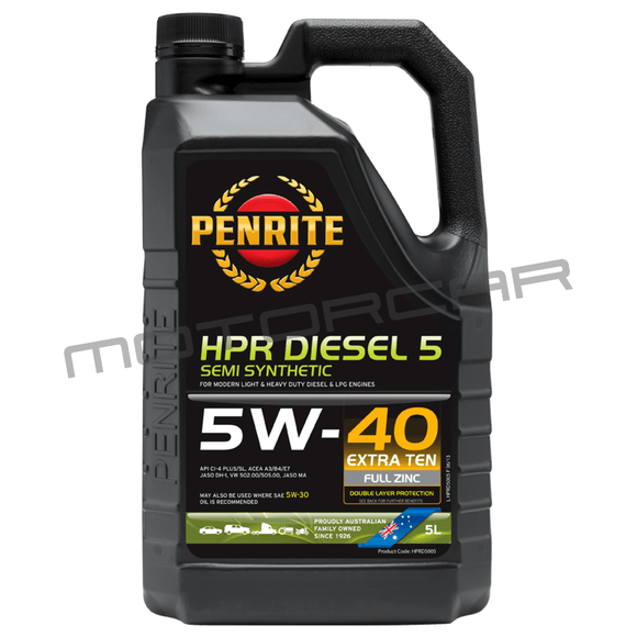 Penrite Hpr Diesel 5 - Litre Engine Oil