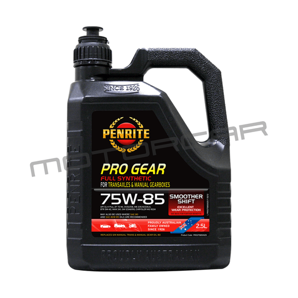 Penrite Pro Gear 75W85 - 2.5Ltr Oil