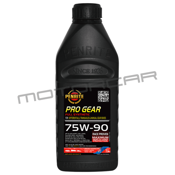 Penrite Pro Gear 75W90 - 1Ltr Oil