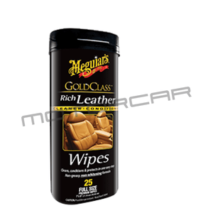 Meguiars Gold Class Rich Leather Wipes (Pack Of 25) Interior