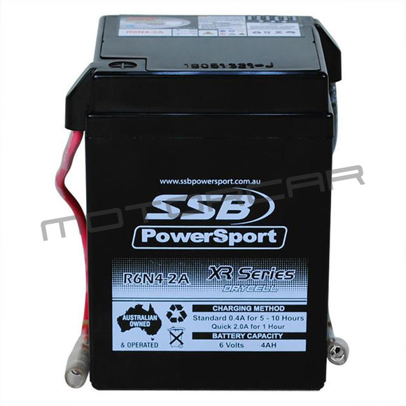 R6N4-2A High Peformance Agm Motorcycle Battery