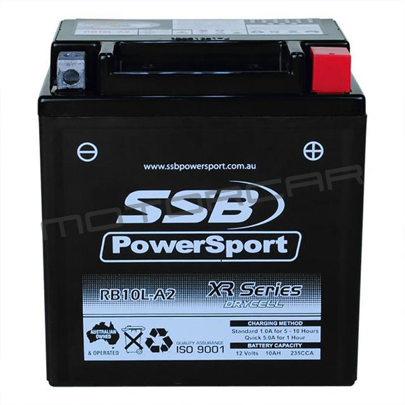 Rb10L-A2 High Peformance Agm Motorcycle Battery