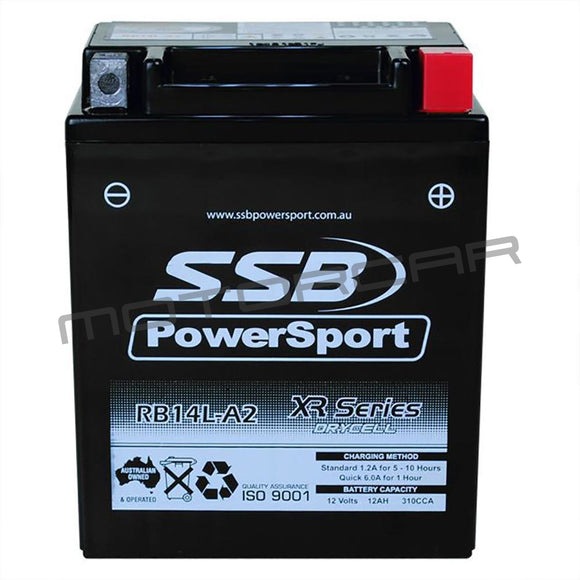Rb14L-A2 High Peformance Agm Motorcycle Battery