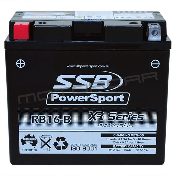 Rb16-B High Peformance Agm Motorcycle Battery