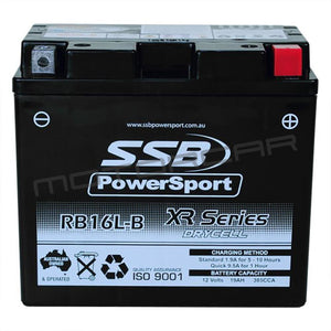 Rb16L-B High Peformance Agm Motorcycle Battery