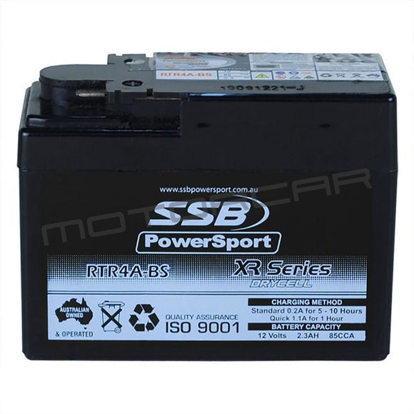Rtr4A-Bs High Peformance Agm Motorcycle Battery