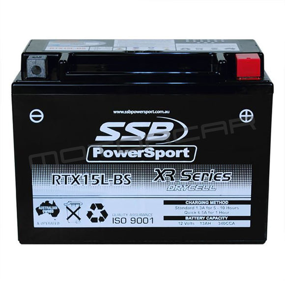 Rtx15L-Bs High Peformance Agm Motorcycle Battery