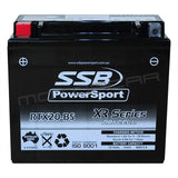 Rtx20-Bs High Peformance Agm Motorcycle Battery