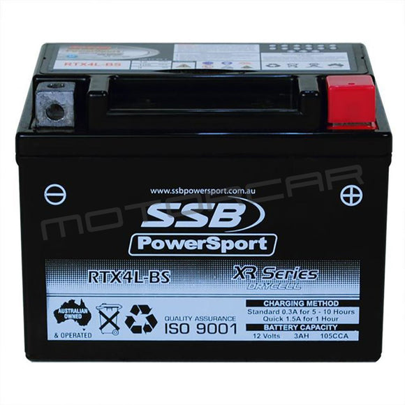 Rtx4L-Bs High Peformance Agm Motorcycle Battery