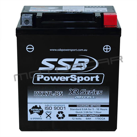 Rtx7L-Bs High Peformance Agm Motorcycle Battery