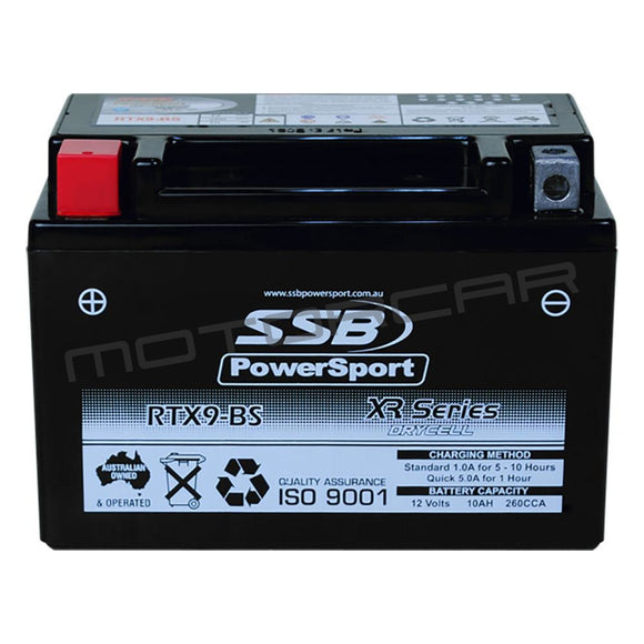Rtx9-Bs High Peformance Agm Motorcycle Battery
